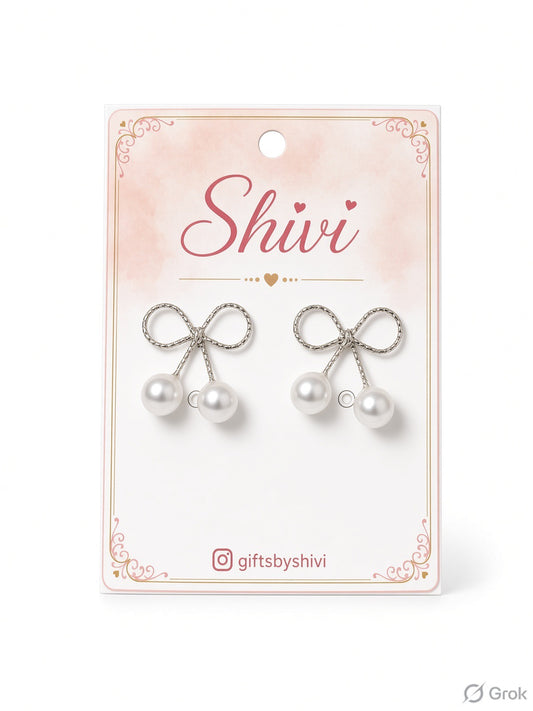 Bow Stud Earrings