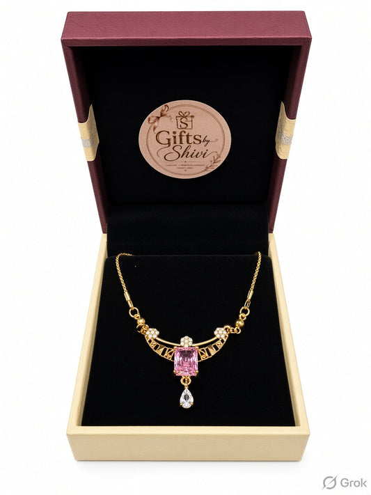 Premium Gol Plated Crystal Pendant