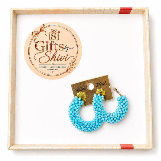 Blue earrings