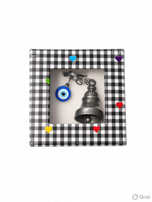 Viral Guardian Bell with Evil Eye with Box