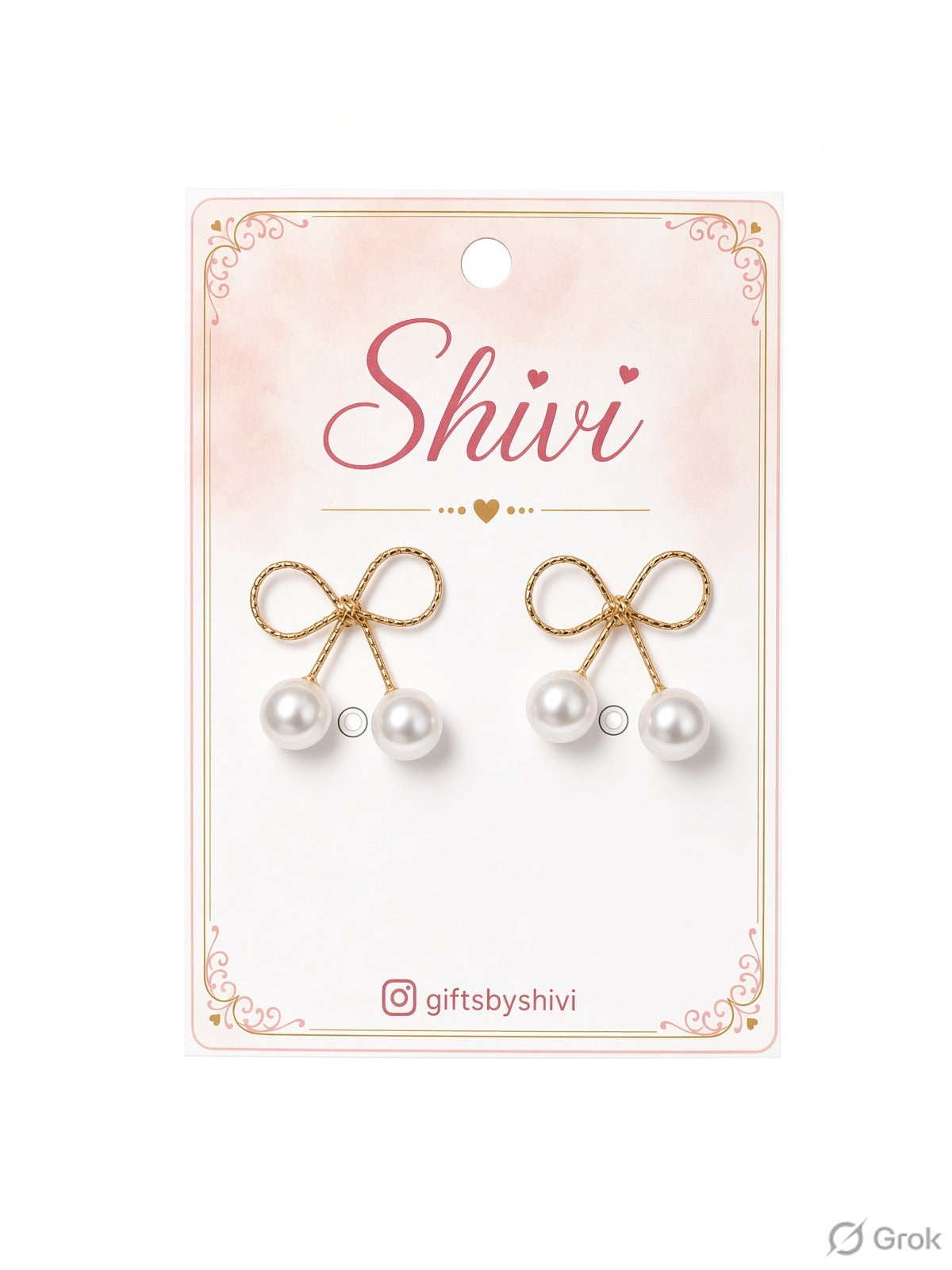 Bow Stud Earrings