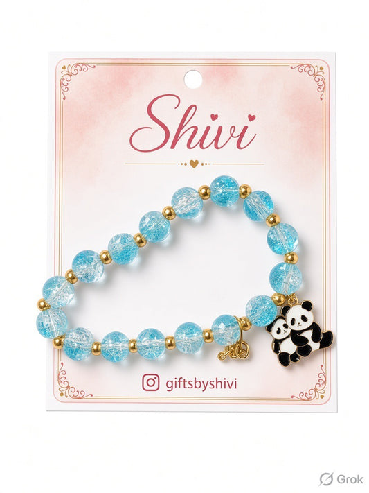 Crystal Panda Bracelet