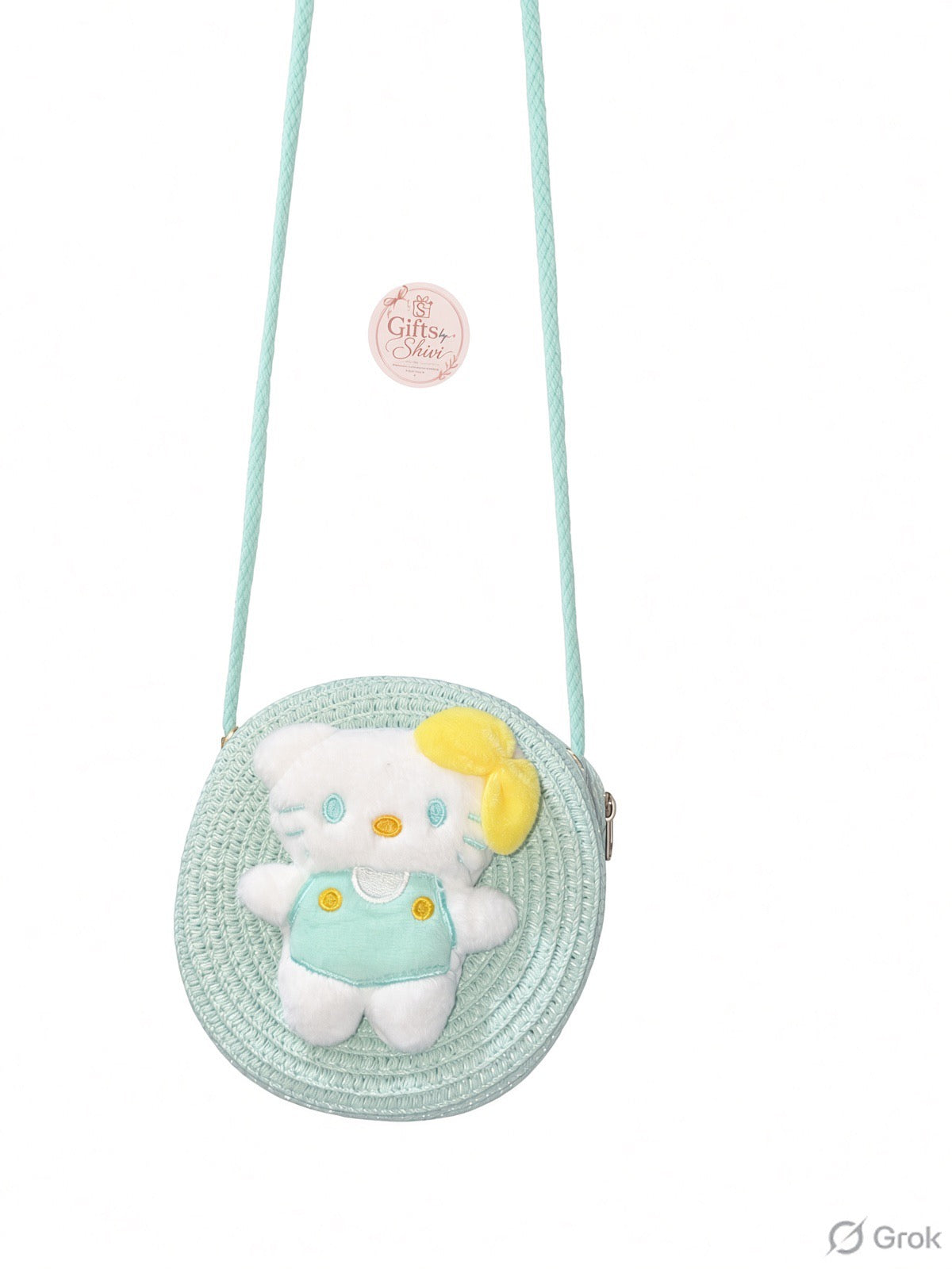 Cute Girls Sling Jute Bag