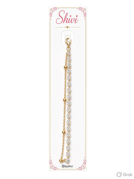 Double Layer Stud Bracelet