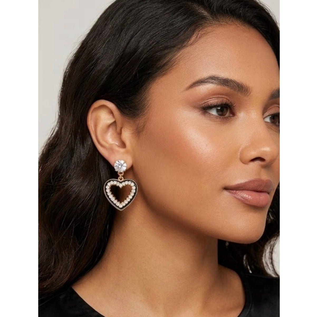 Gold Plated Heart Earrings