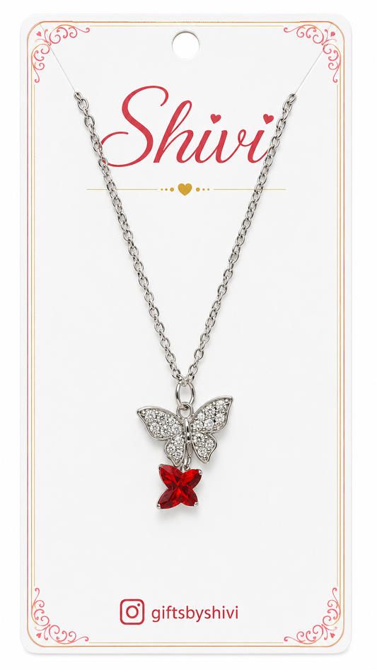 Double Butterfly Pendant