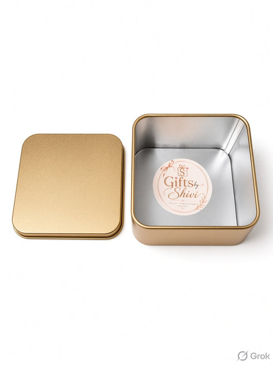 Square Metal Box for Gift