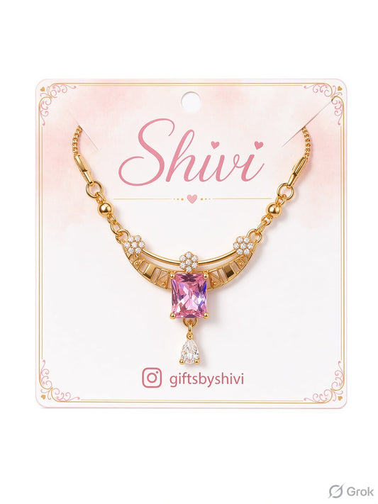 Premium Gol Plated Crystal Pendant