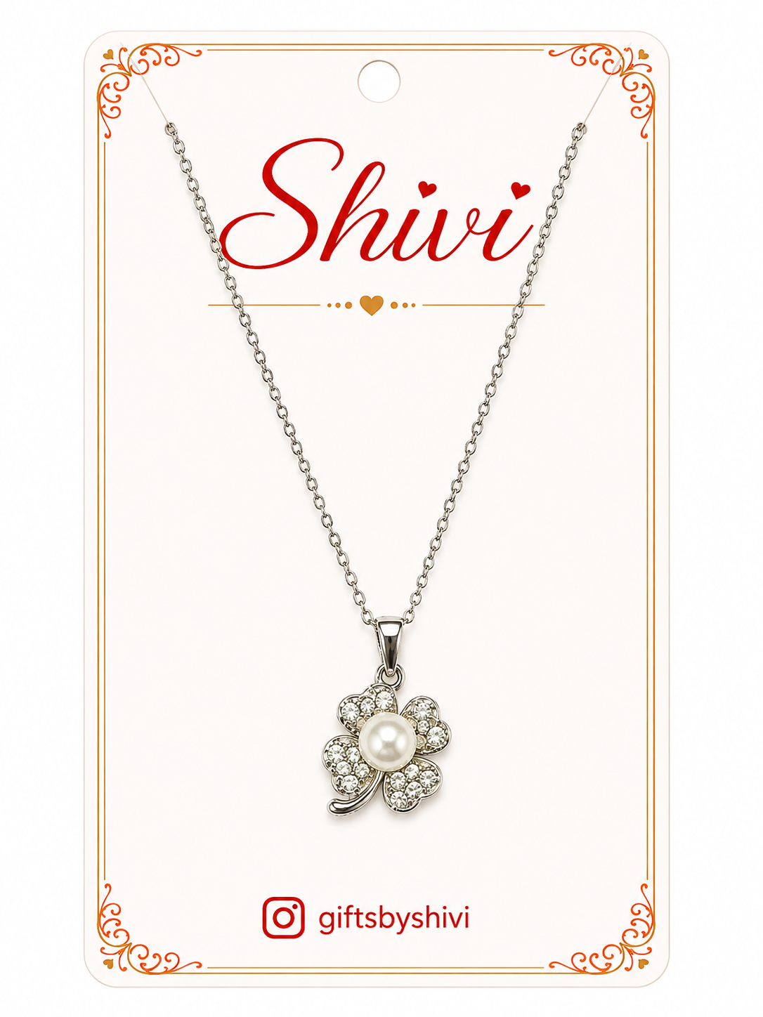 Flower Silver Pendant
