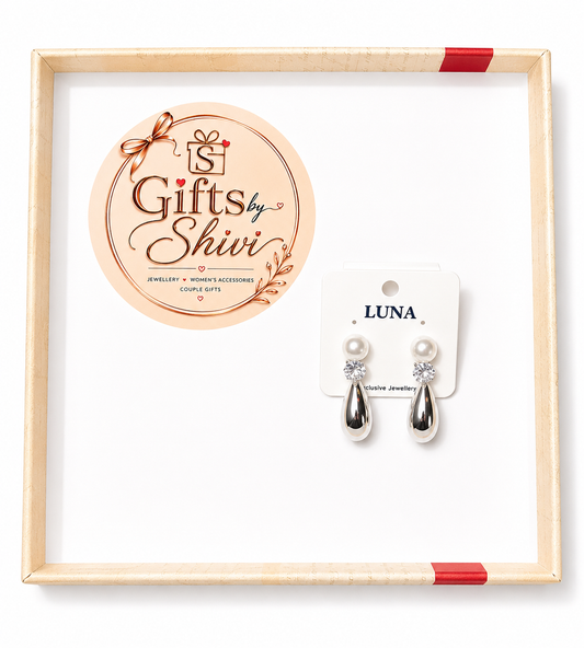 Silver earrings