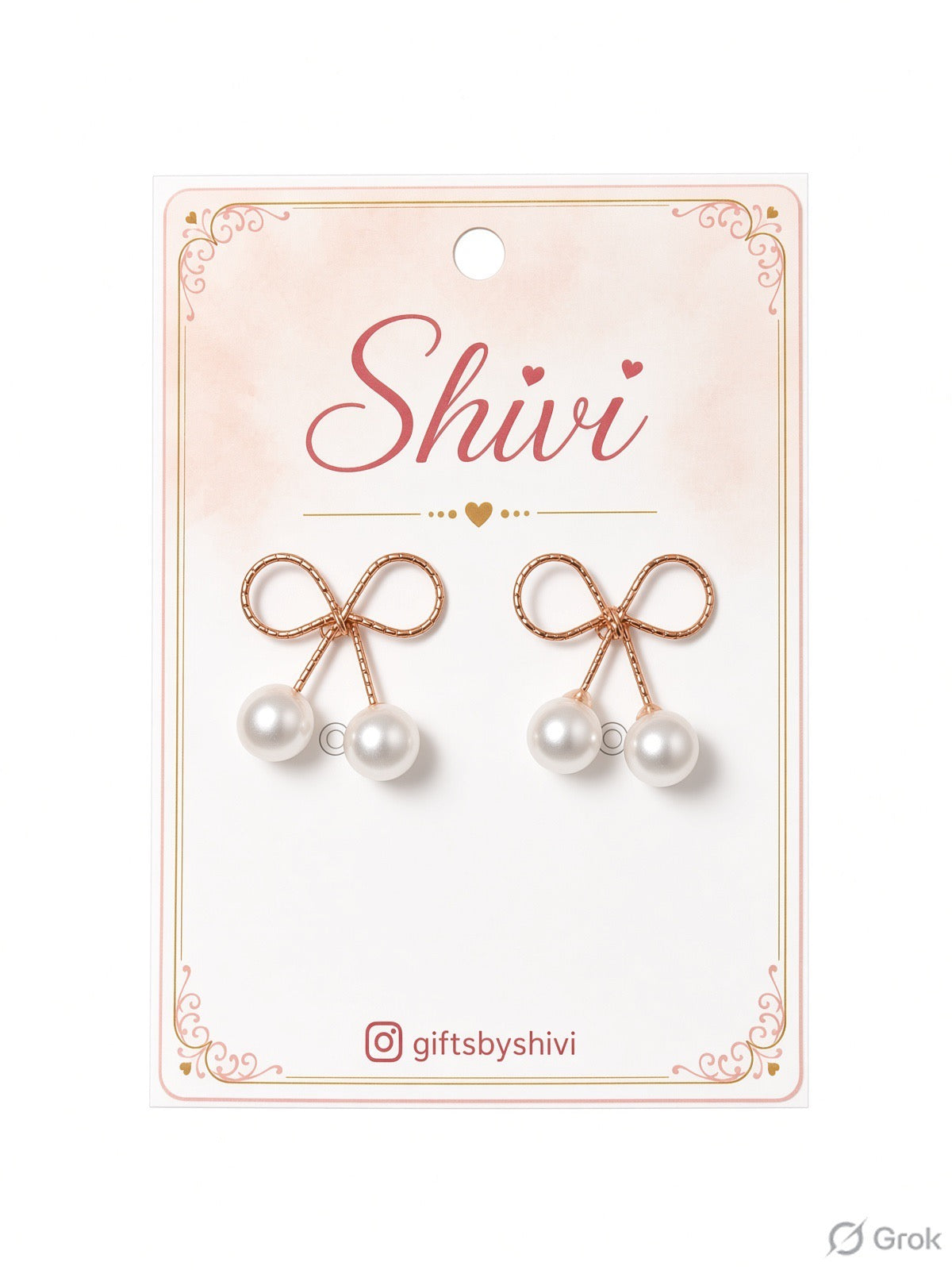 Bow Stud Earrings