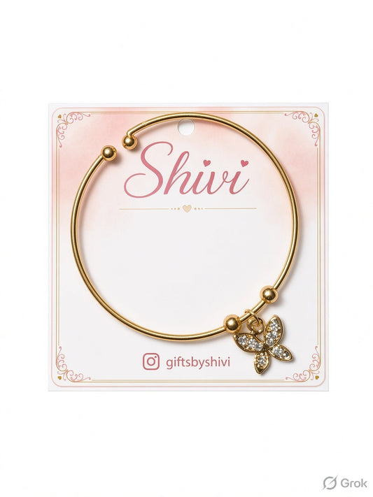 Charm Bangle Bracelet