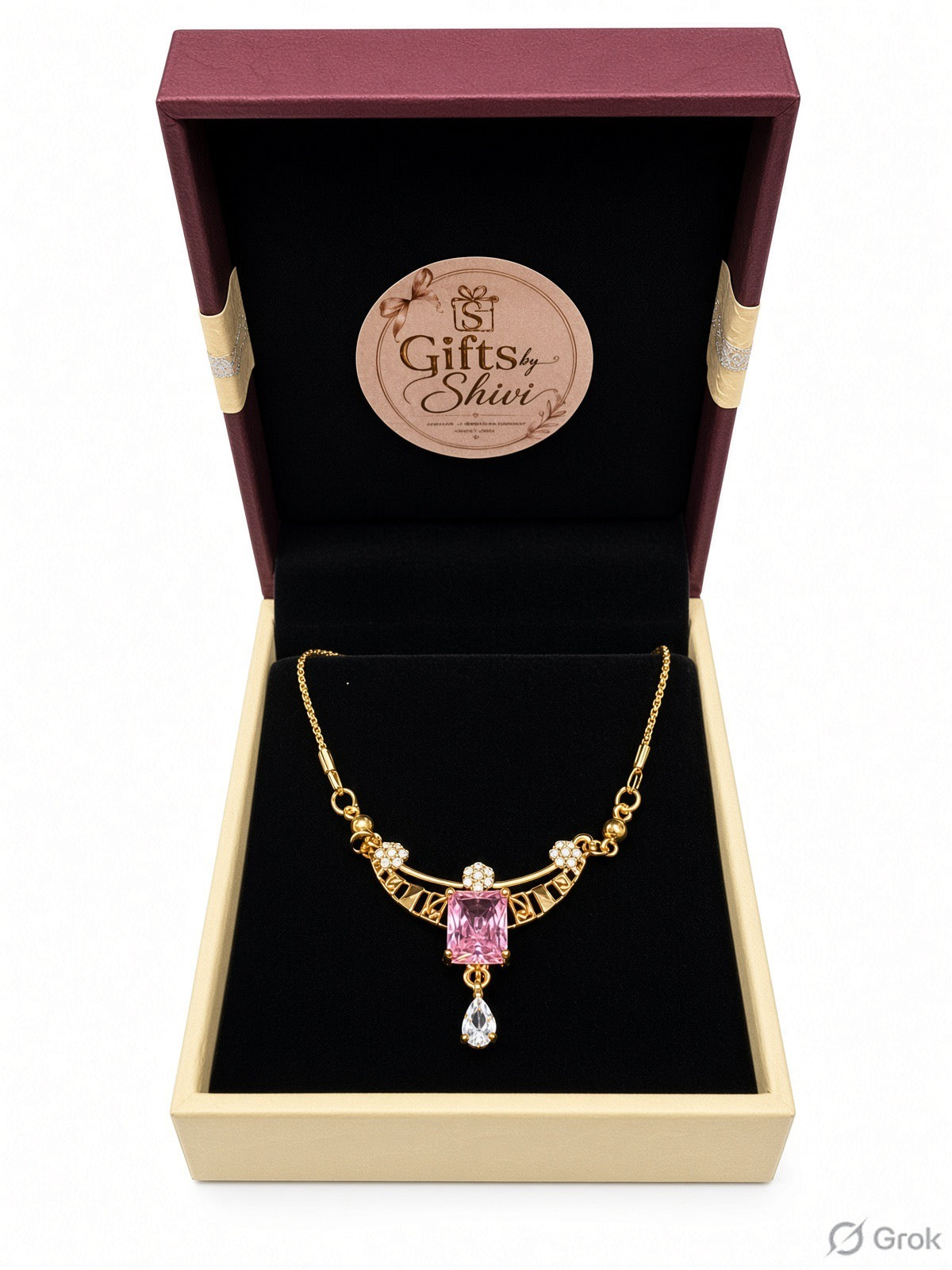 Premium Gol Plated Crystal Pendant