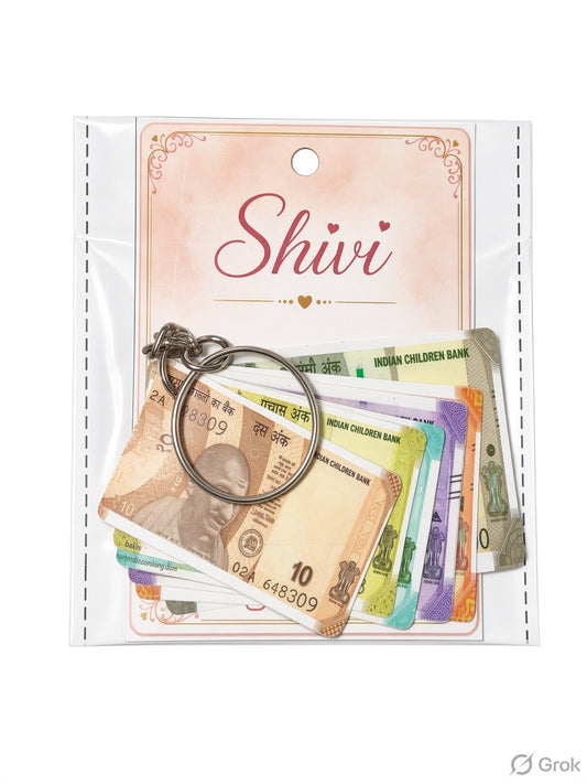 Indian Currency Keyring