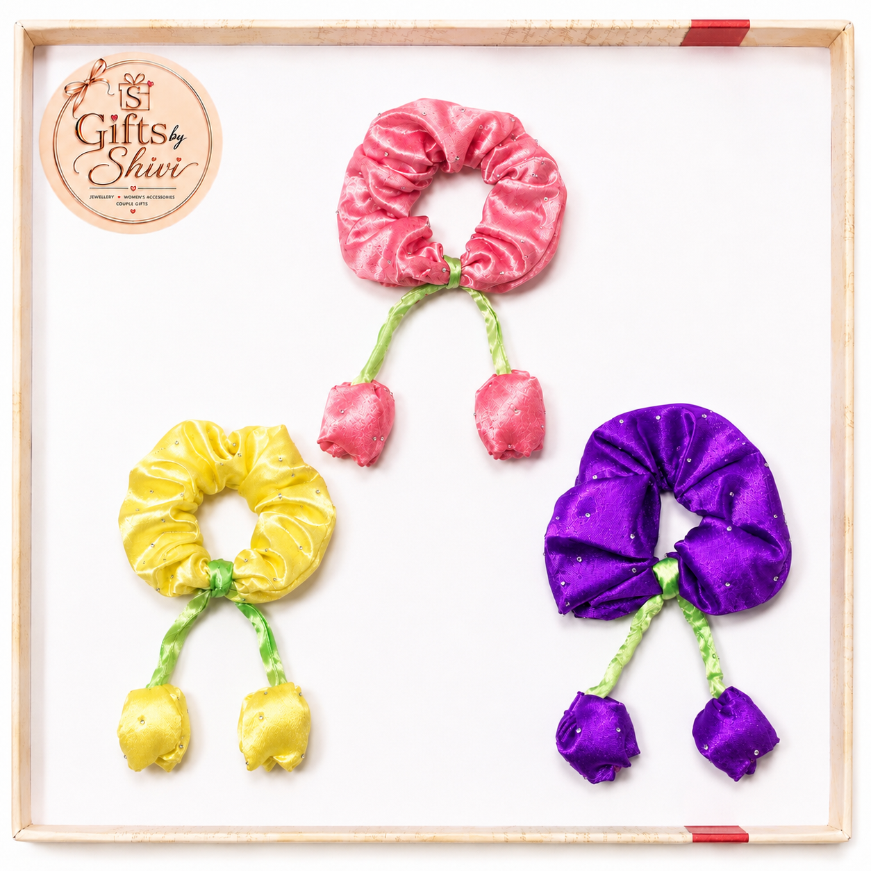 Tulip Scrunchie Combo