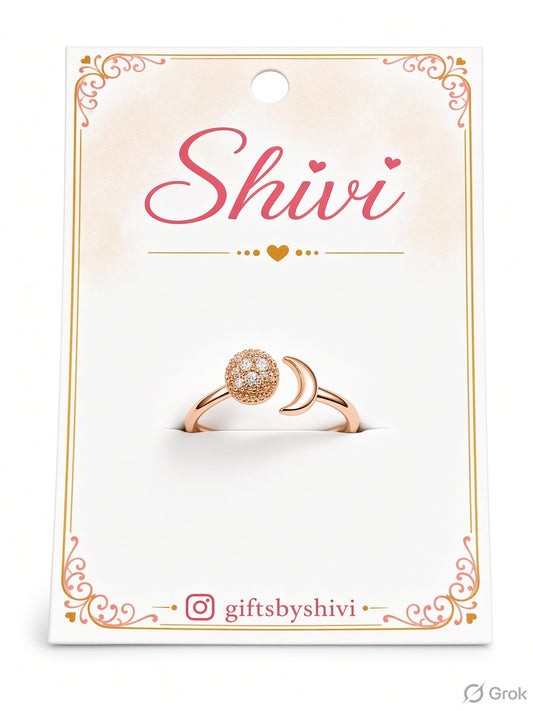 Rose Gold Flower Ring