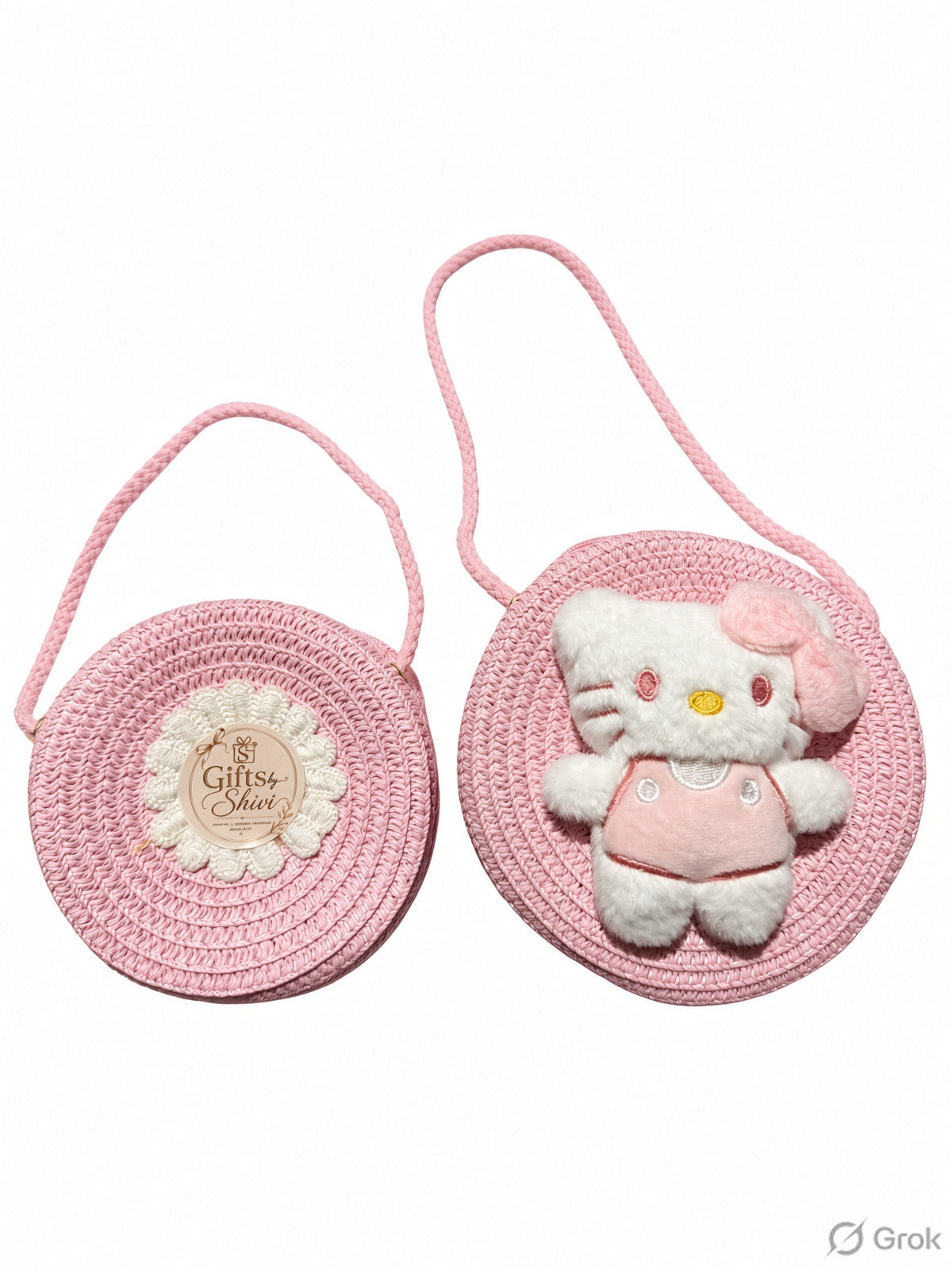 Combo Cute Girls Sling Jute Bag