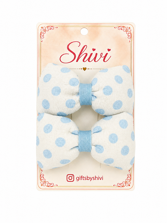 Fluffy Bow Clip