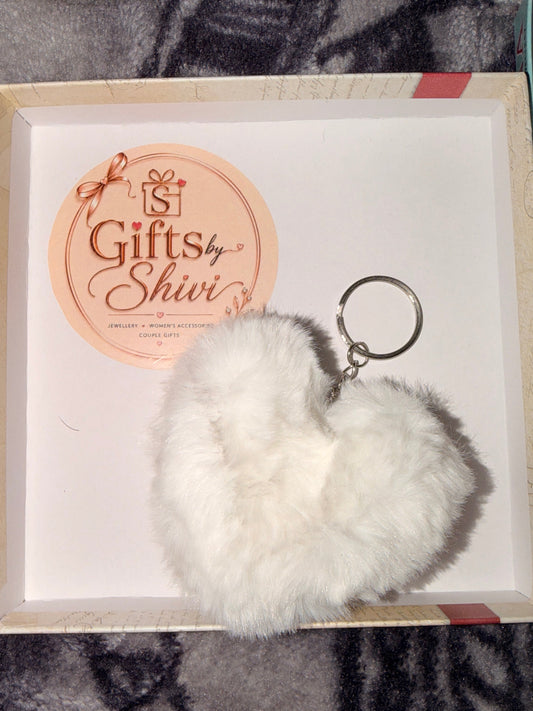 Soft Heart Keychain
