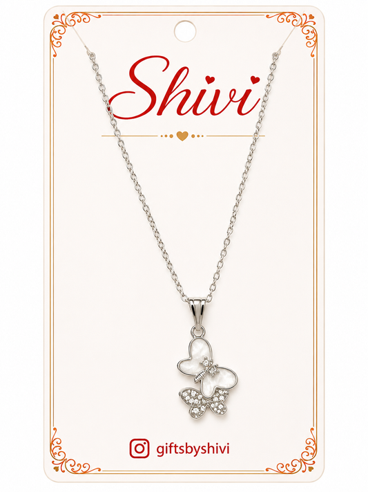 Butterfly Silver Pendant