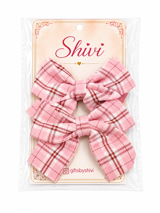 Bow Cotton Clips