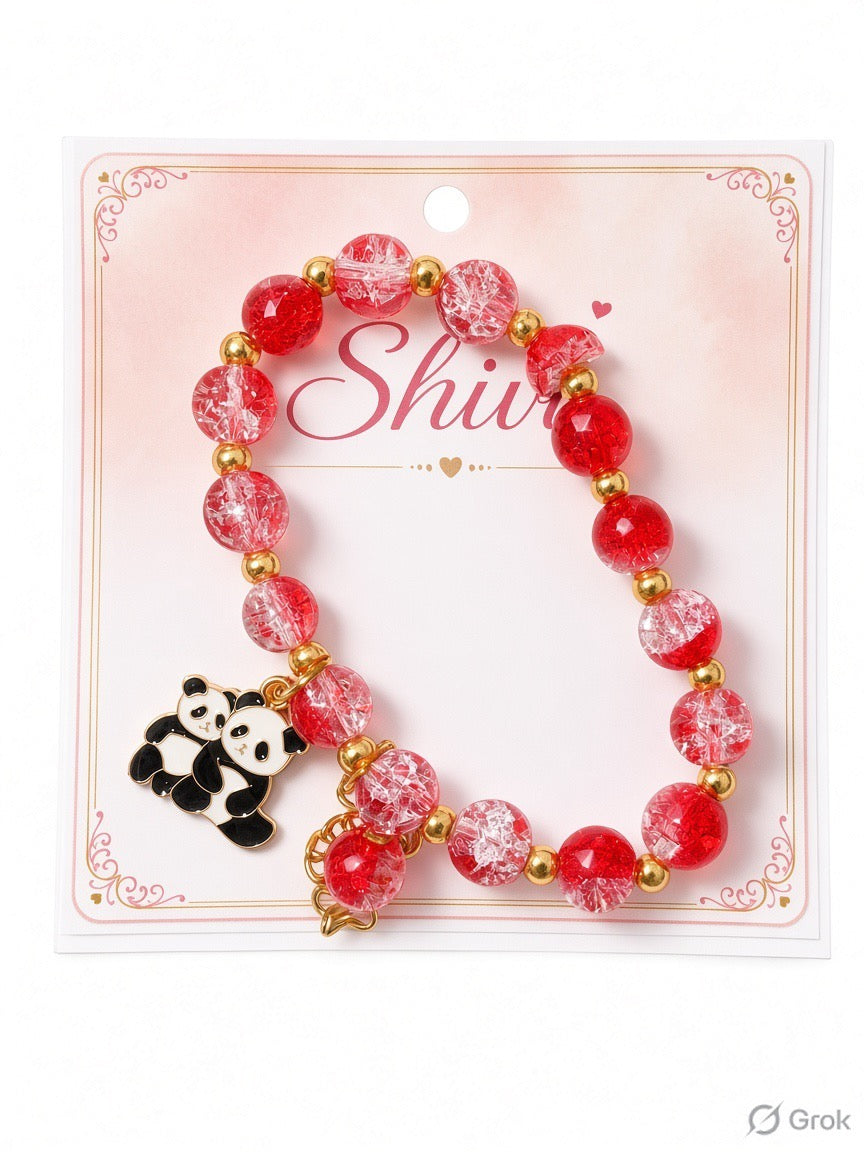 Crystal Panda Bracelet