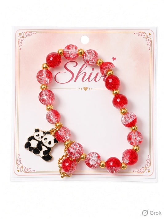 Crystal Panda Bracelet