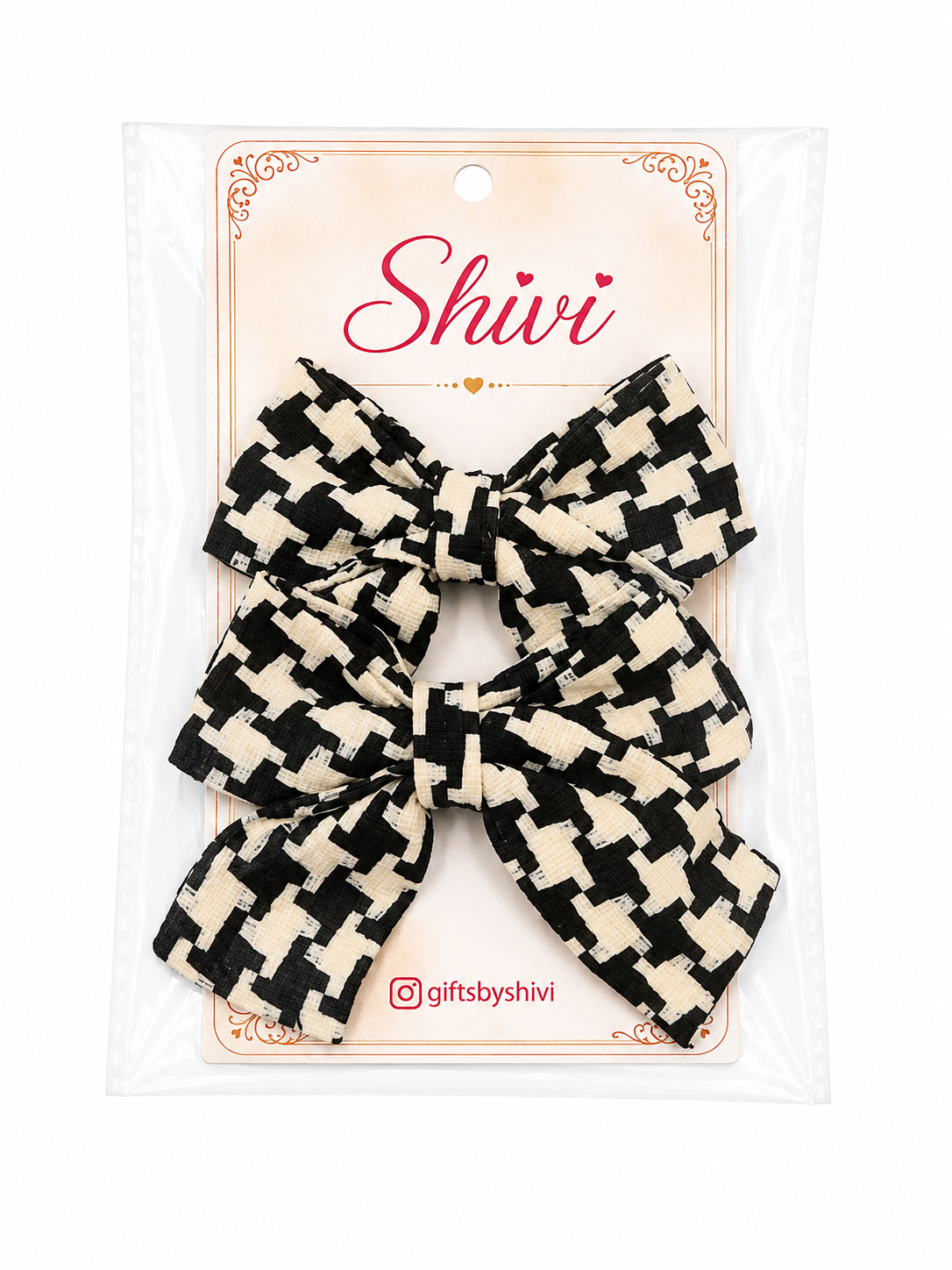 Bow Cotton Clips