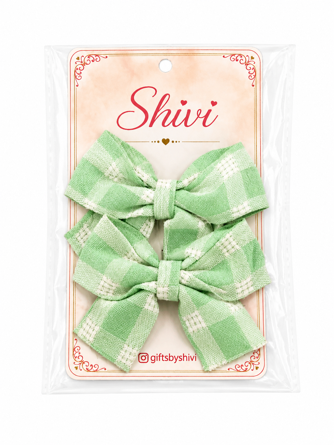 Bow Cotton Clips