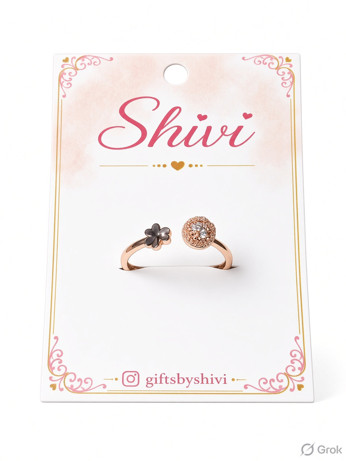 Rose Gold Heart Ring