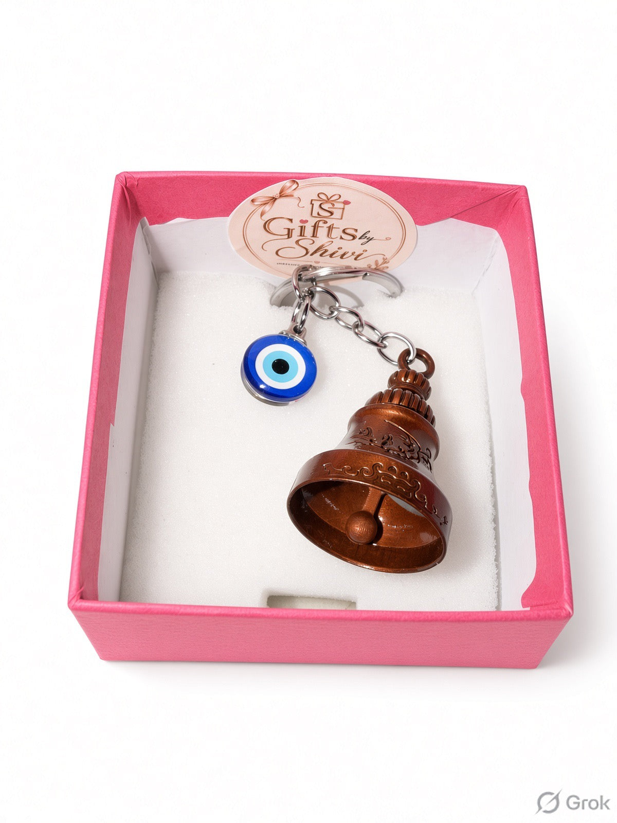 Viral Guardian Bell with Evil Eye with Box