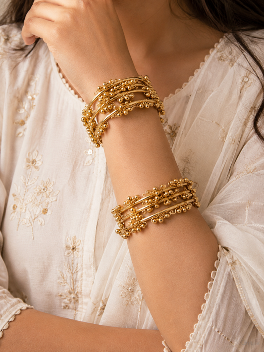 4 Kashmiri Ghungroo Bangles